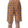 Cute Sunflower Men's Shorts-grizzshop