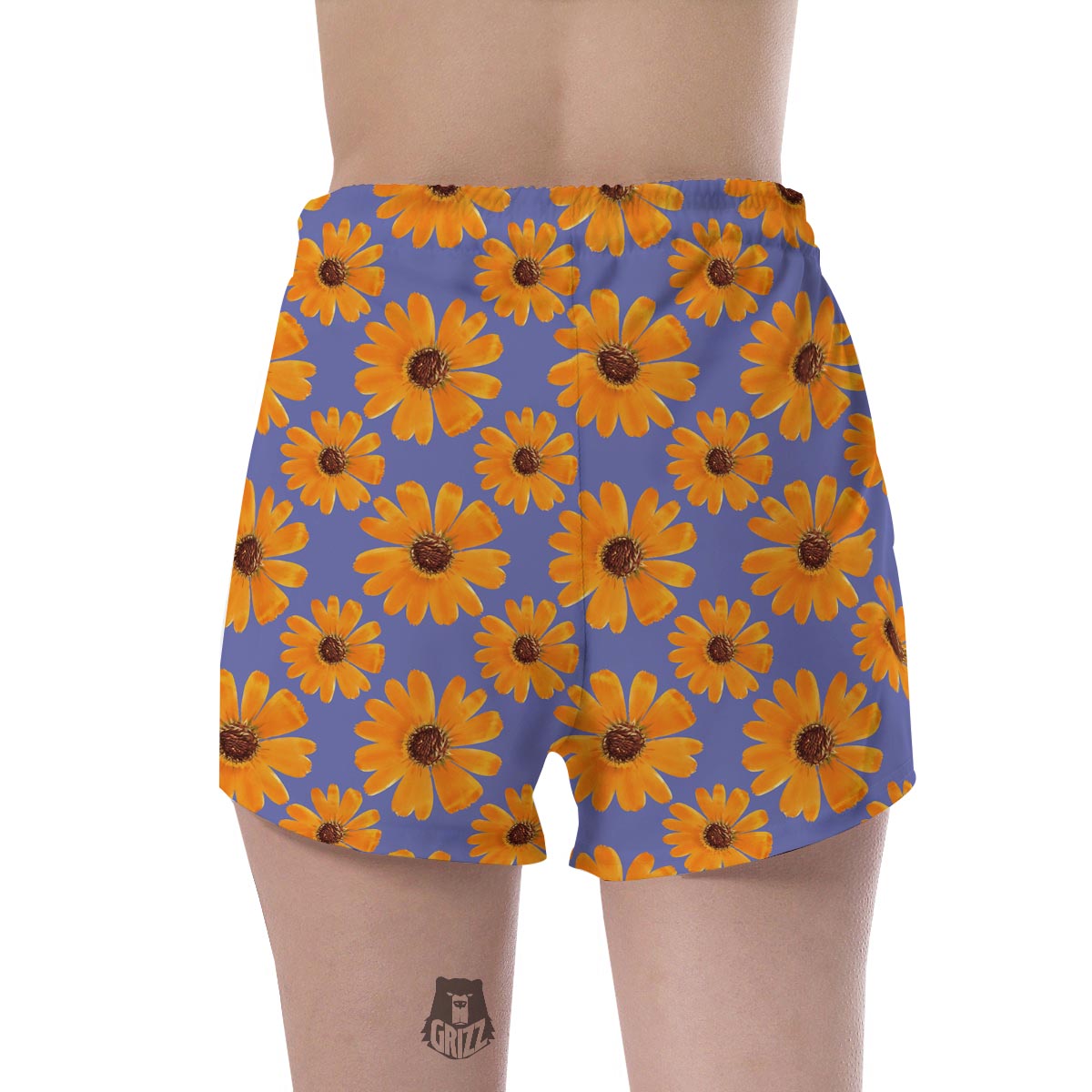 Cute Sunflower Women's Shorts-grizzshop
