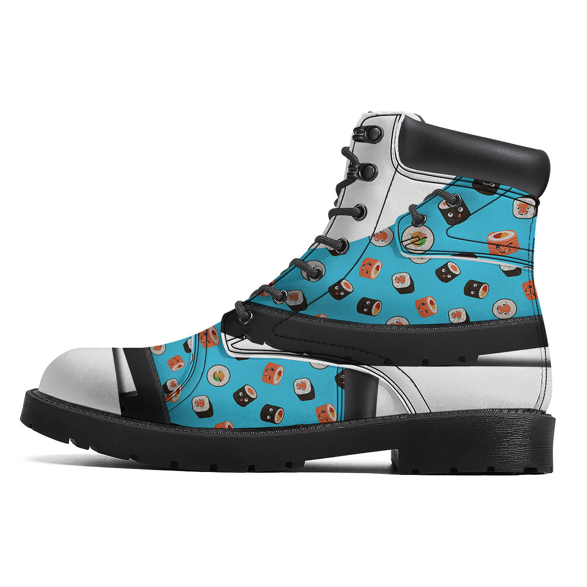 Cute Sushi Rolls Print Pattern Boots-grizzshop