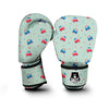 Cute Train Print Pattern Boxing Gloves-grizzshop