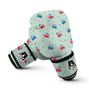 Cute Train Print Pattern Boxing Gloves-grizzshop