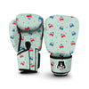 Cute Train Print Pattern Boxing Gloves-grizzshop