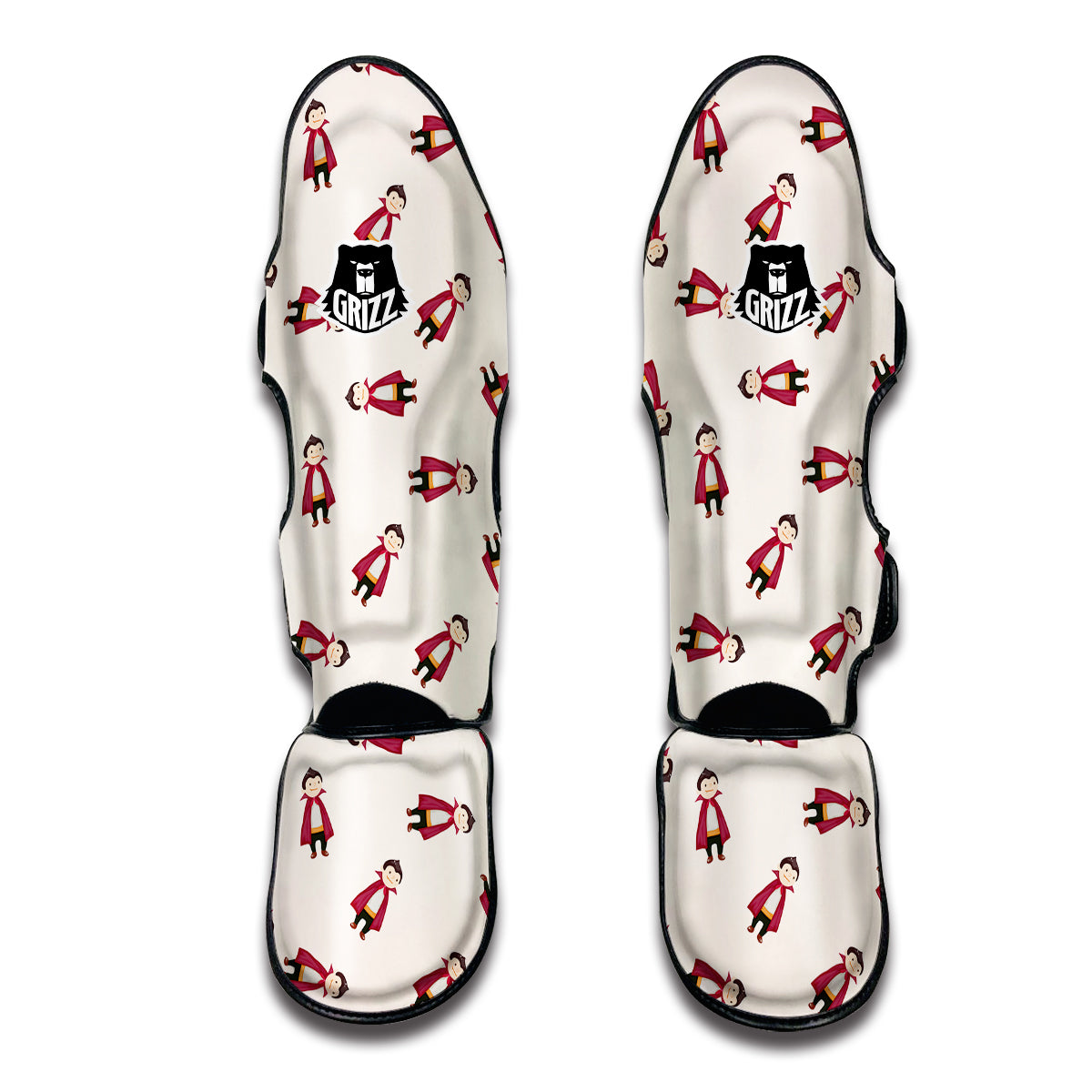 Cute Vampire Print Pattern Muay Thai Shin Guards-grizzshop