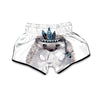 Cute Watercolor Hedgehog Muay Thai Boxing Shorts-grizzshop