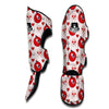 Cute Worm And Apple Print Pattern Muay Thai Shin Guards-grizzshop