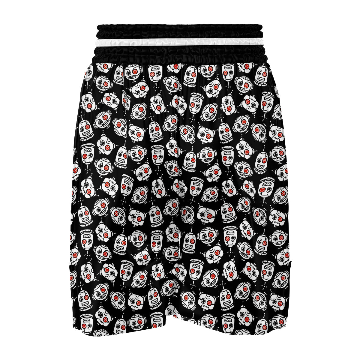 Cyborg Robot Print Pattern Boxing Shorts-grizzshop