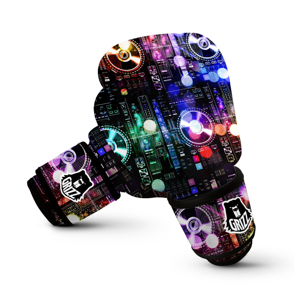 DJ Controller Print Boxing Gloves-grizzshop