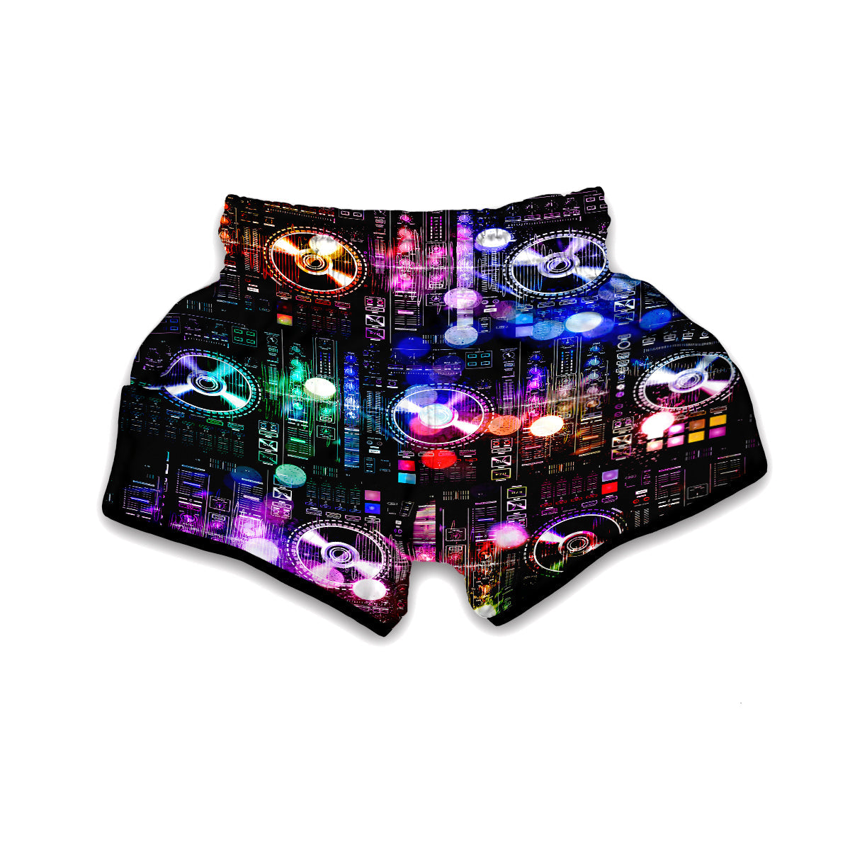 DJ Controller Print Muay Thai Boxing Shorts-grizzshop