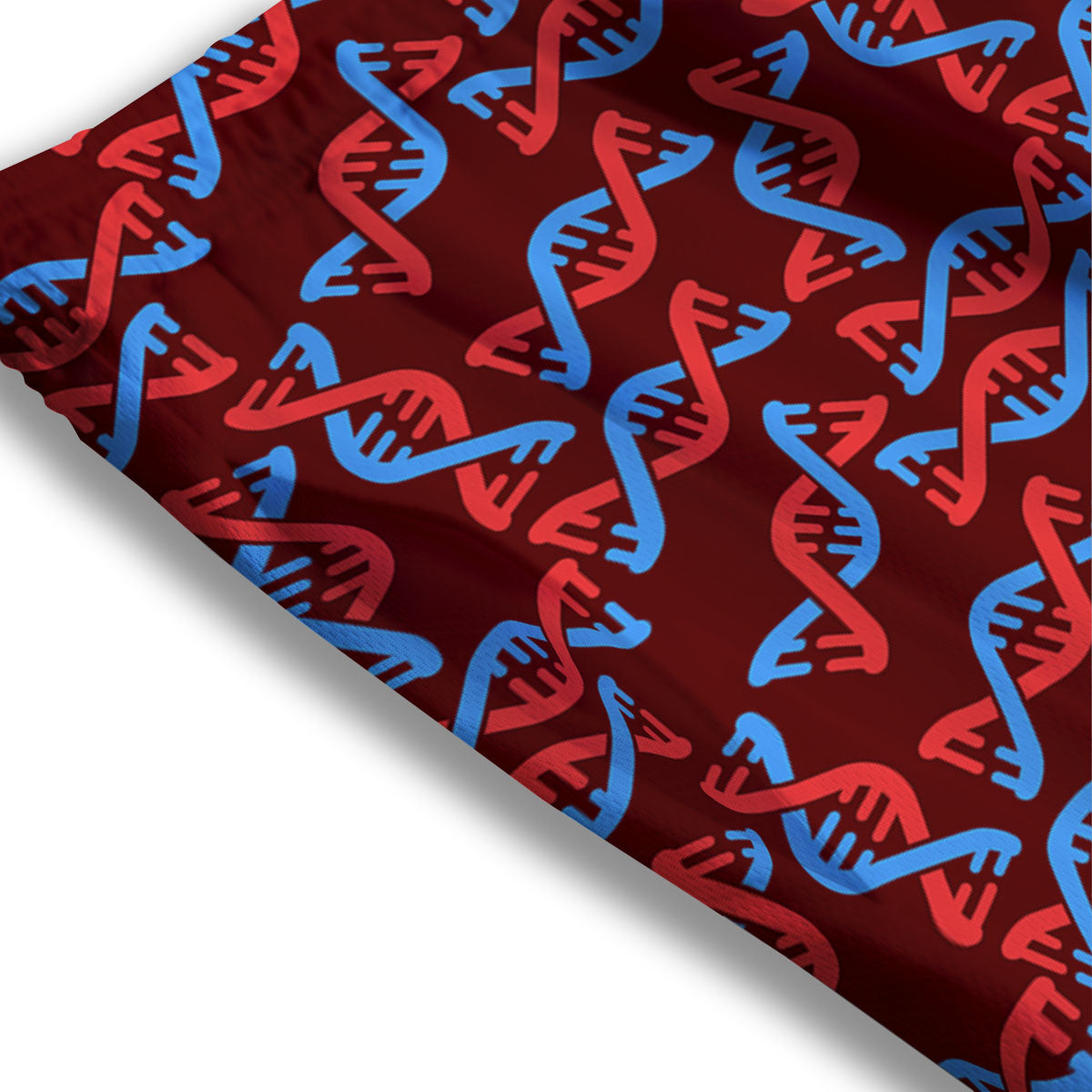 DNA Helix Print Pattern Mesh Shorts-grizzshop