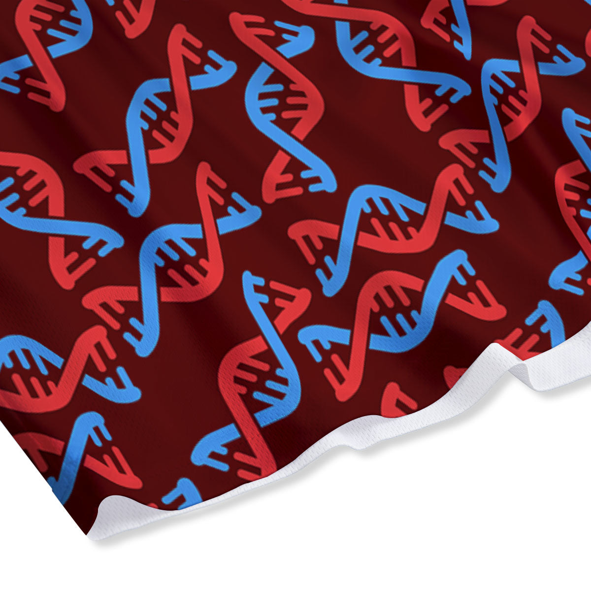 DNA Helix Print Pattern Mesh Shorts-grizzshop
