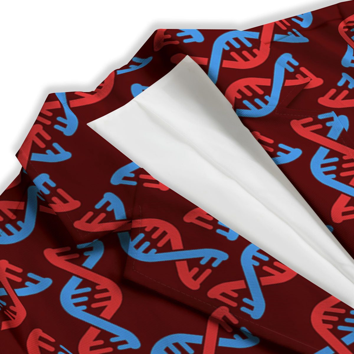 DNA Helix Print Pattern Women's Blazer-grizzshop