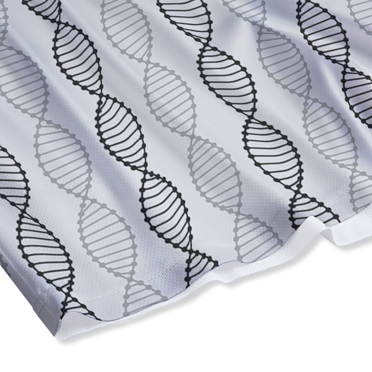 DNA Strands Print Pattern Mesh Shorts-grizzshop