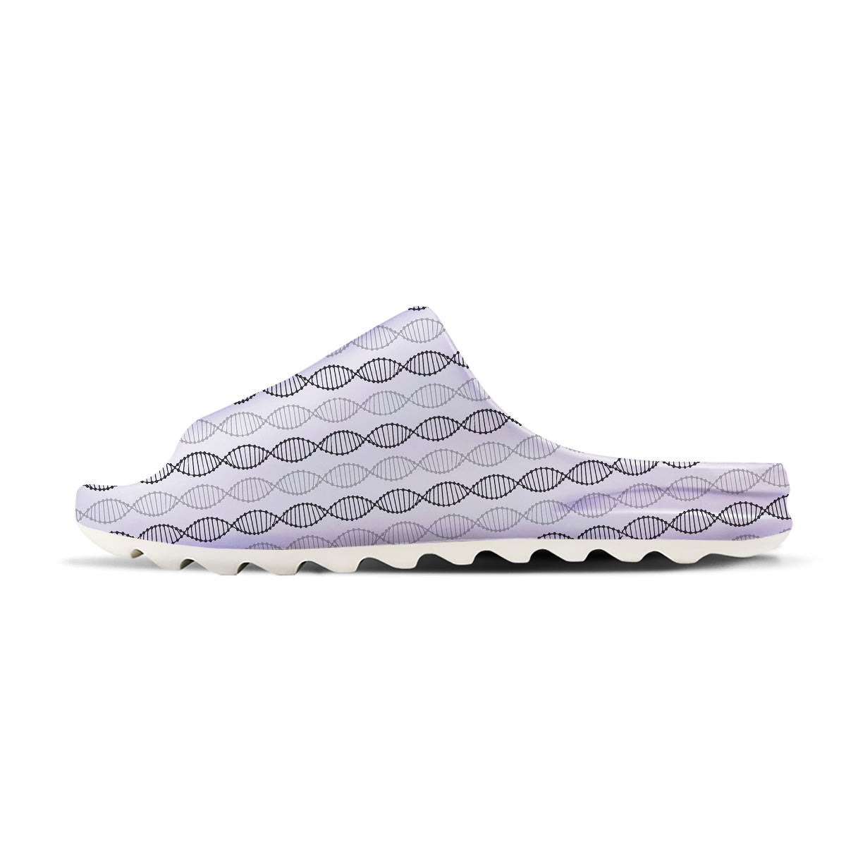 DNA Strands Print Pattern Sandals-grizzshop
