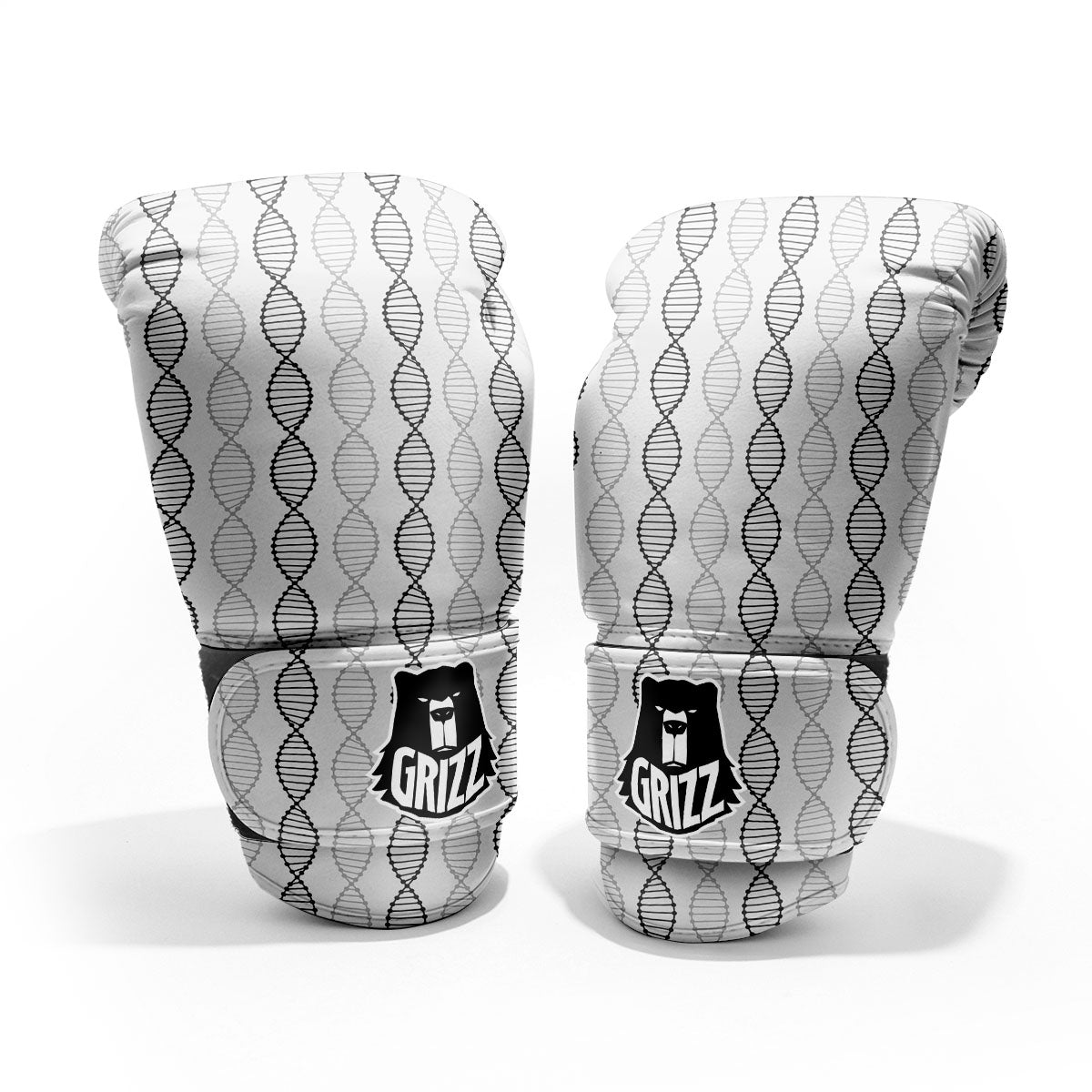 DNA Strands Print Pattern Sparring Gloves-grizzshop