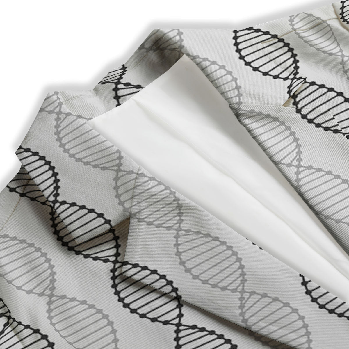 DNA Strands Print Pattern Women's Blazer-grizzshop