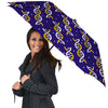 DNA Yellow And White Print Pattern Umbrella-grizzshop