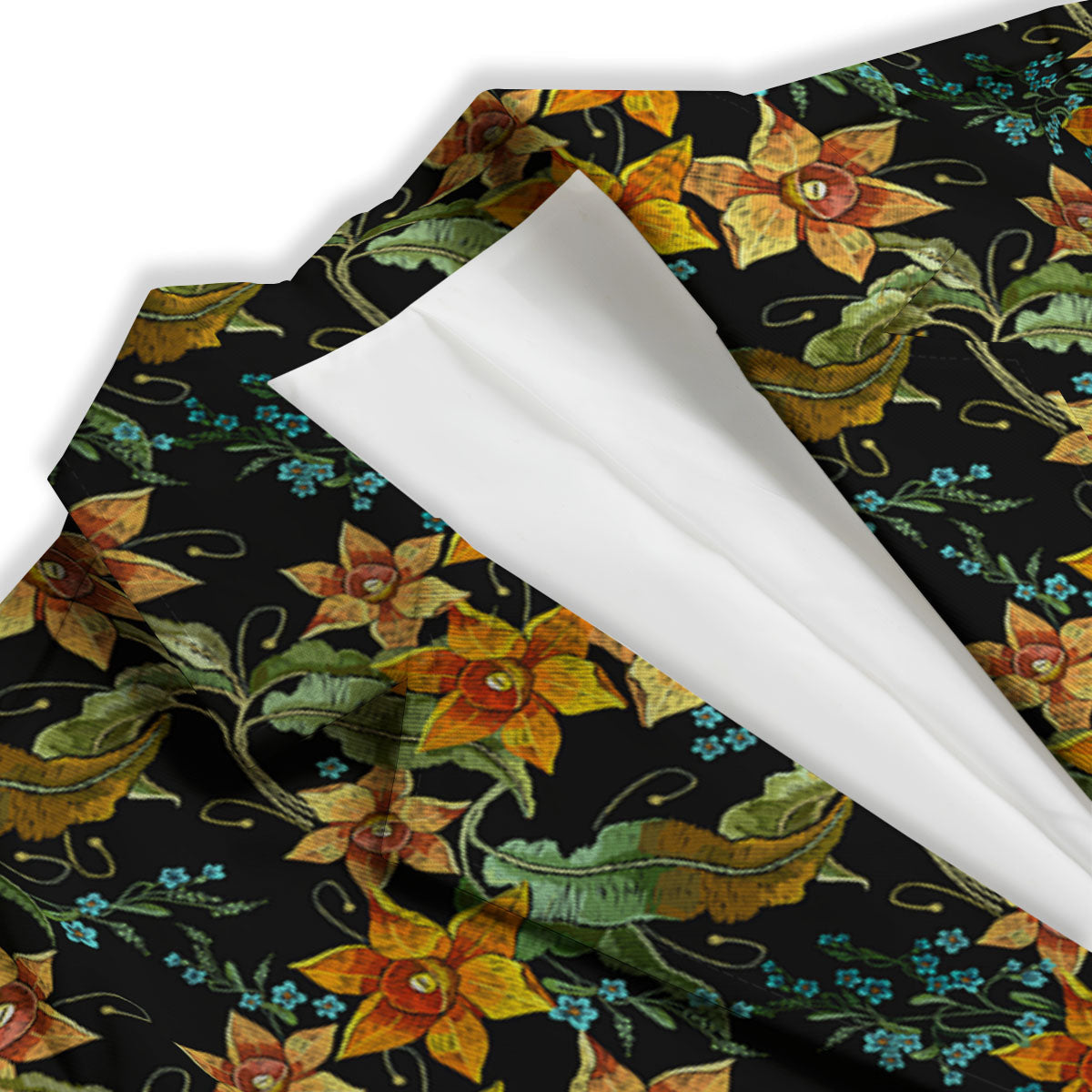 Daffodil Yellow And Black Print Pattern Women's Blazer-grizzshop