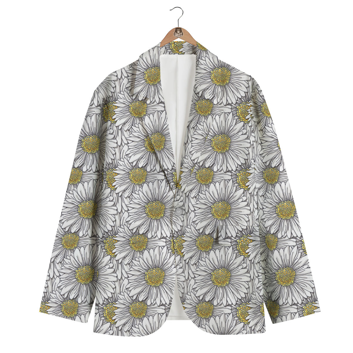 Daisy Doodle Men's Blazer-grizzshop