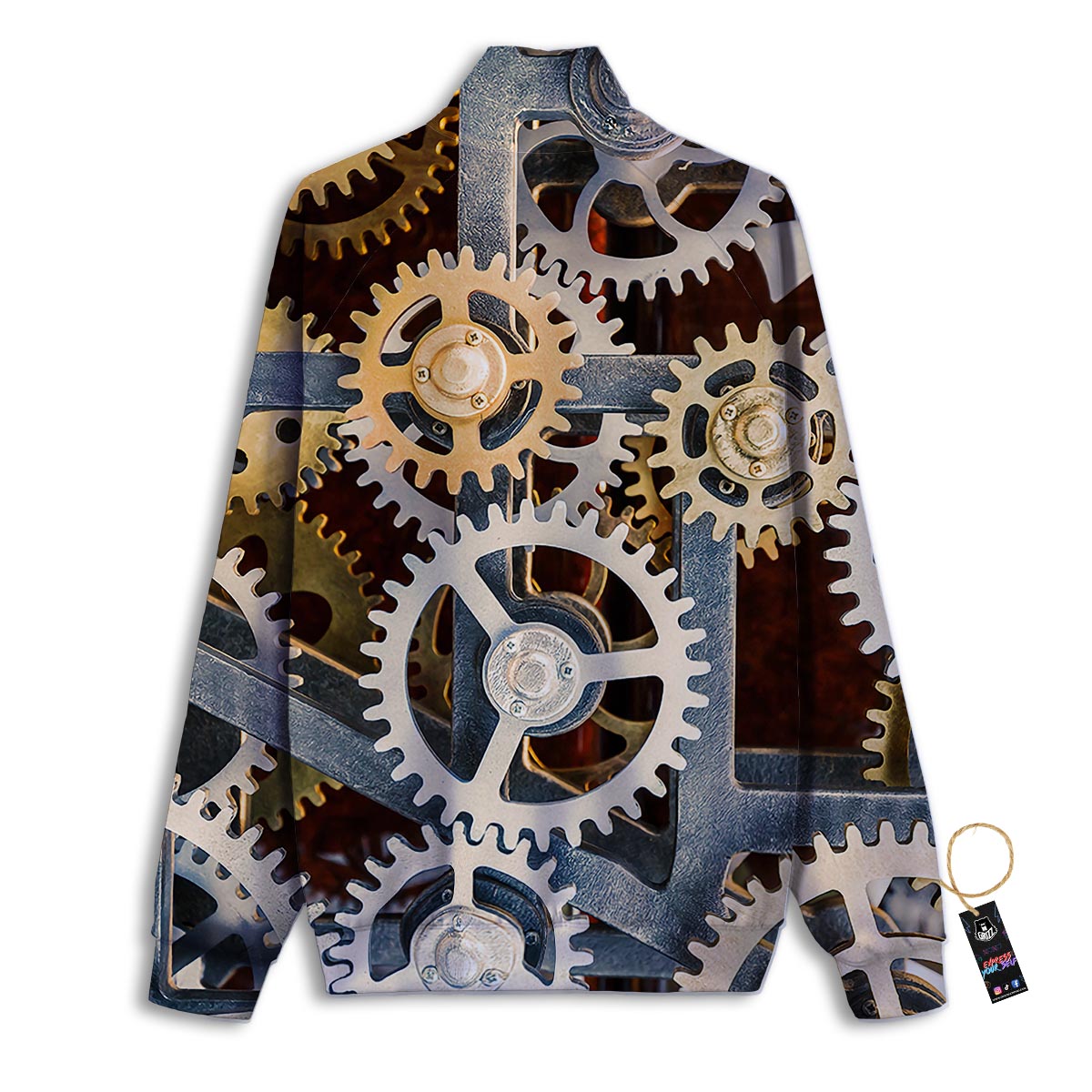 Daisy Floral Polka Dot Print Pattern Track Jacket-grizzshop