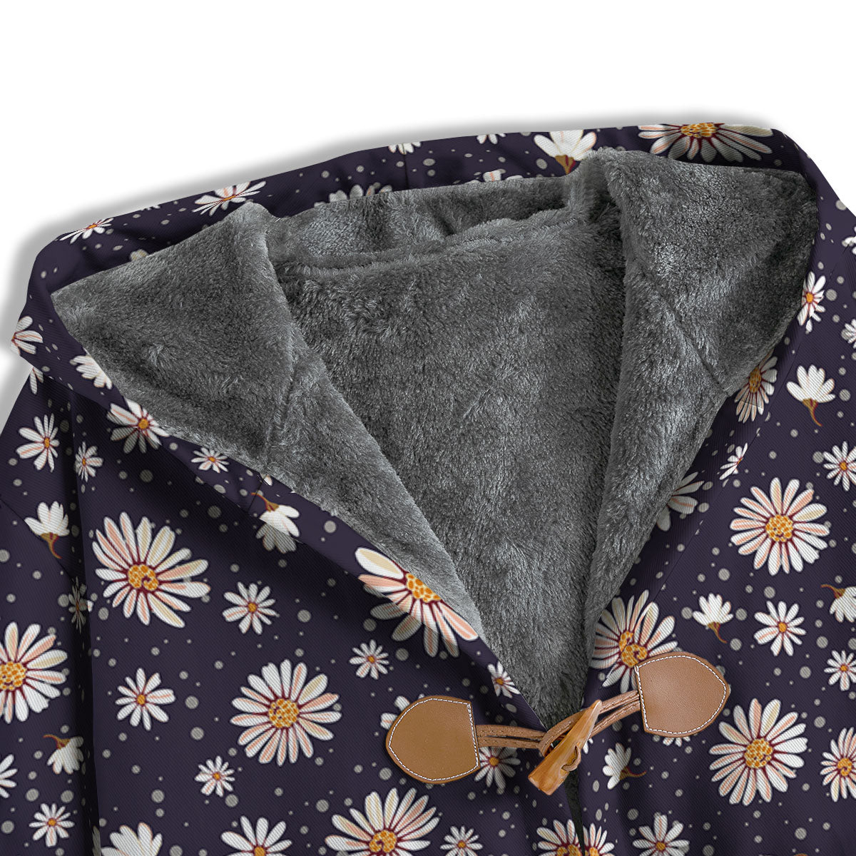 Daisy Flower Polka Dot Print Pattern Men's Windbreaker Jacket-grizzshop