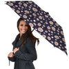 Daisy Flower Polka Dot Print Pattern Umbrella-grizzshop