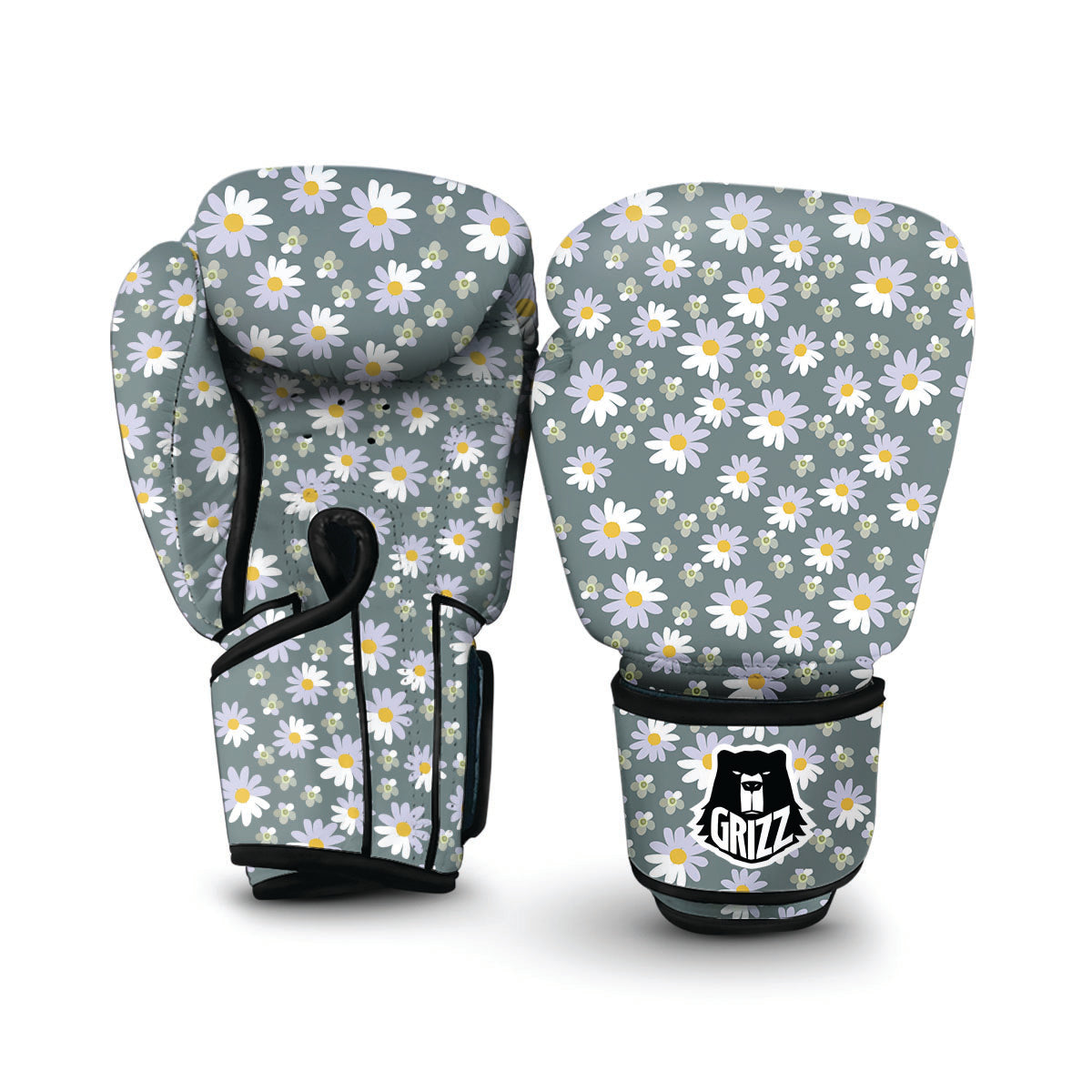 Daisy Print Boxing Gloves-grizzshop