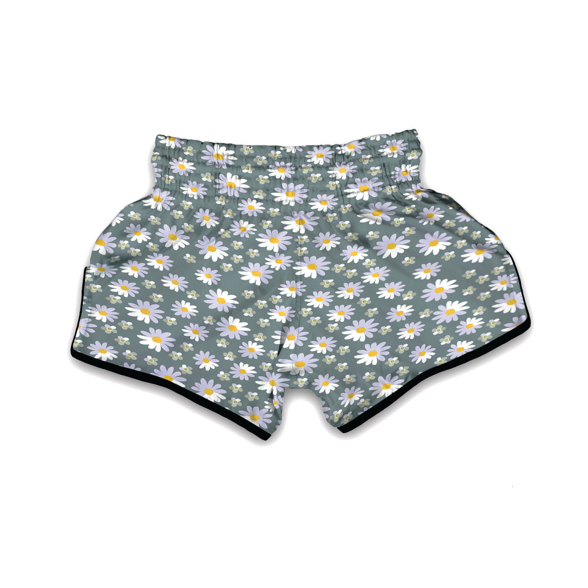 Daisy Print Muay Thai Boxing Shorts-grizzshop