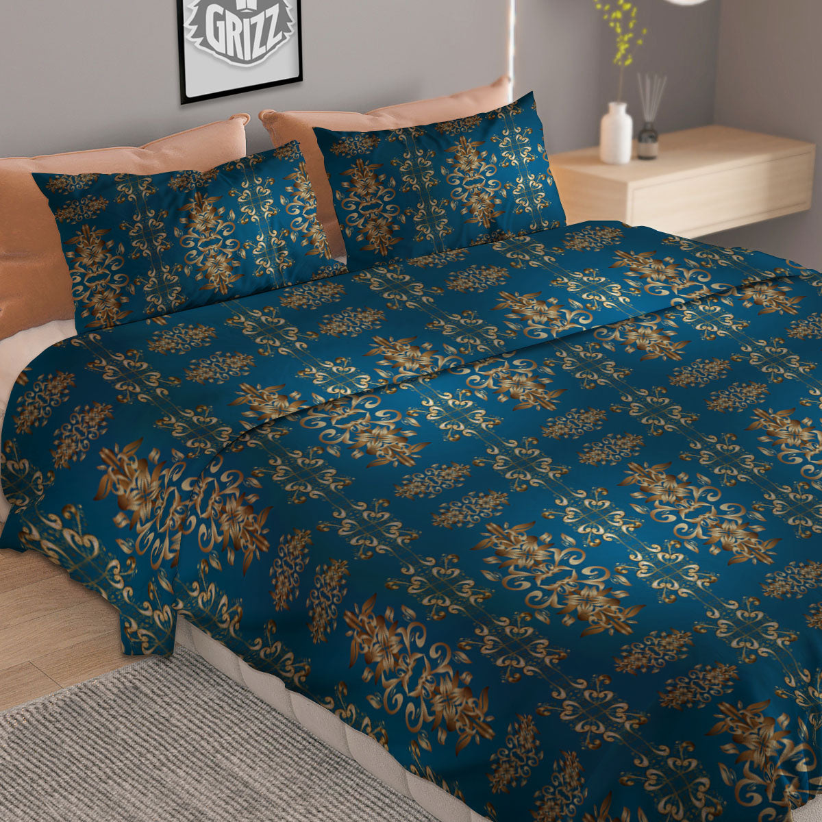 Electric Guitar Print Pattern Duvet Cover Bedding Set