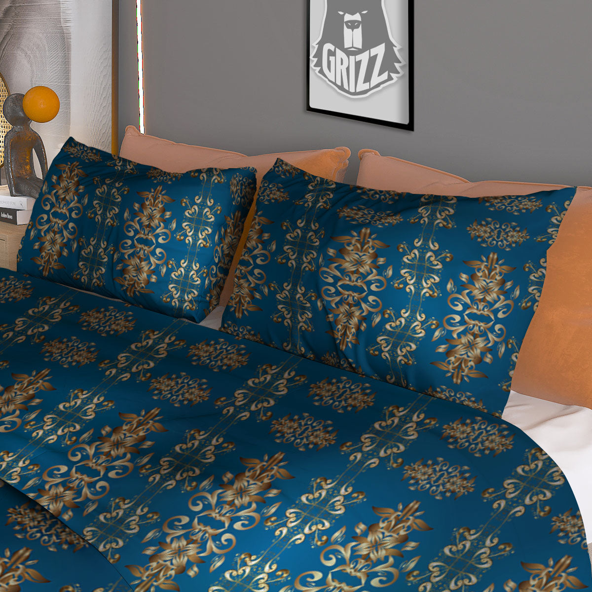 Electric Guitar Print Pattern Duvet Cover Bedding Set