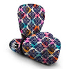 Damask Colorful Pattern Print Boxing Gloves-grizzshop