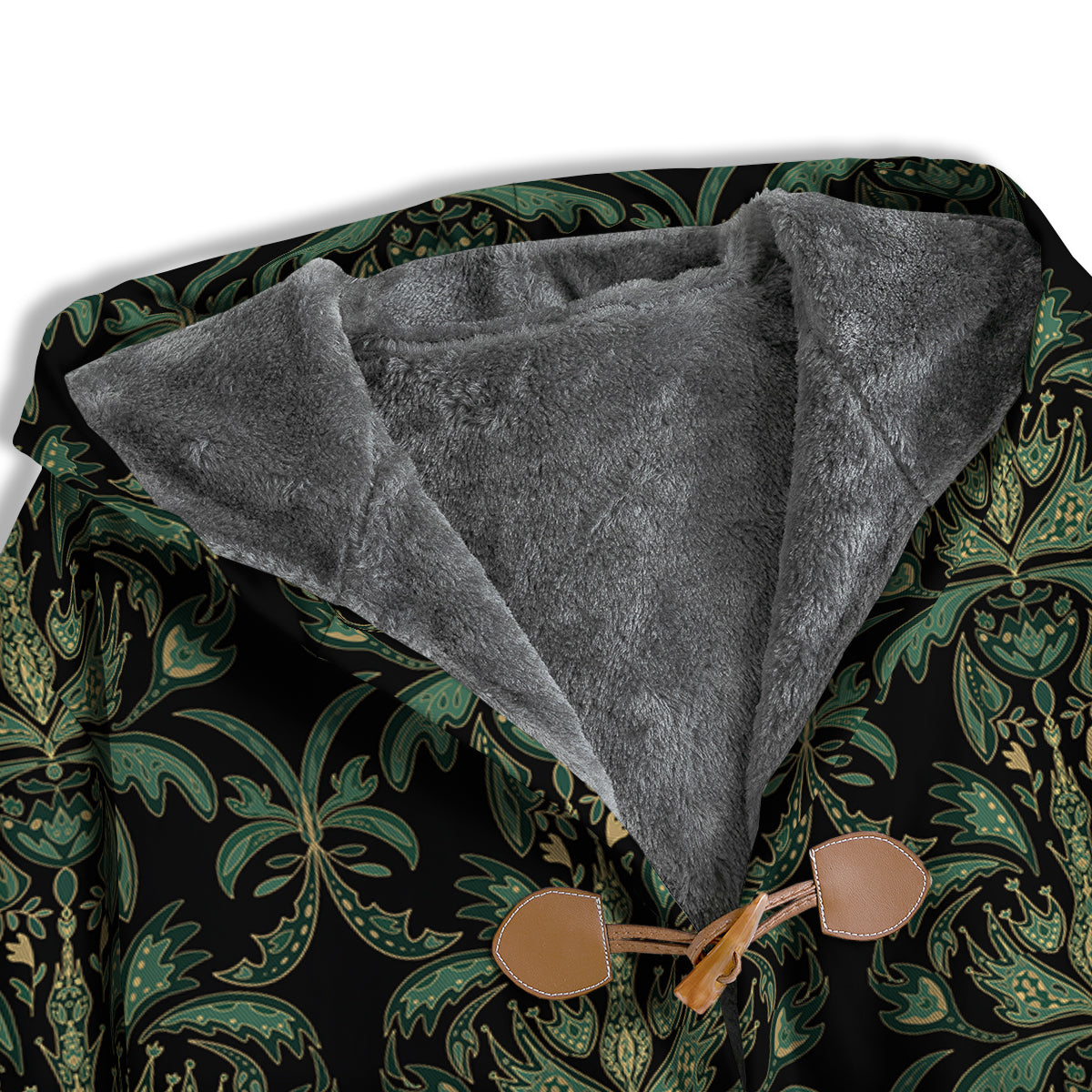 Damask Floral Western Vintage Print Pattern Men's Windbreaker Jacket-grizzshop