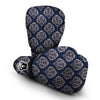 Damask Pattern Print Boxing Gloves-grizzshop