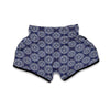 Damask Print Pattern Muay Thai Boxing Shorts-grizzshop