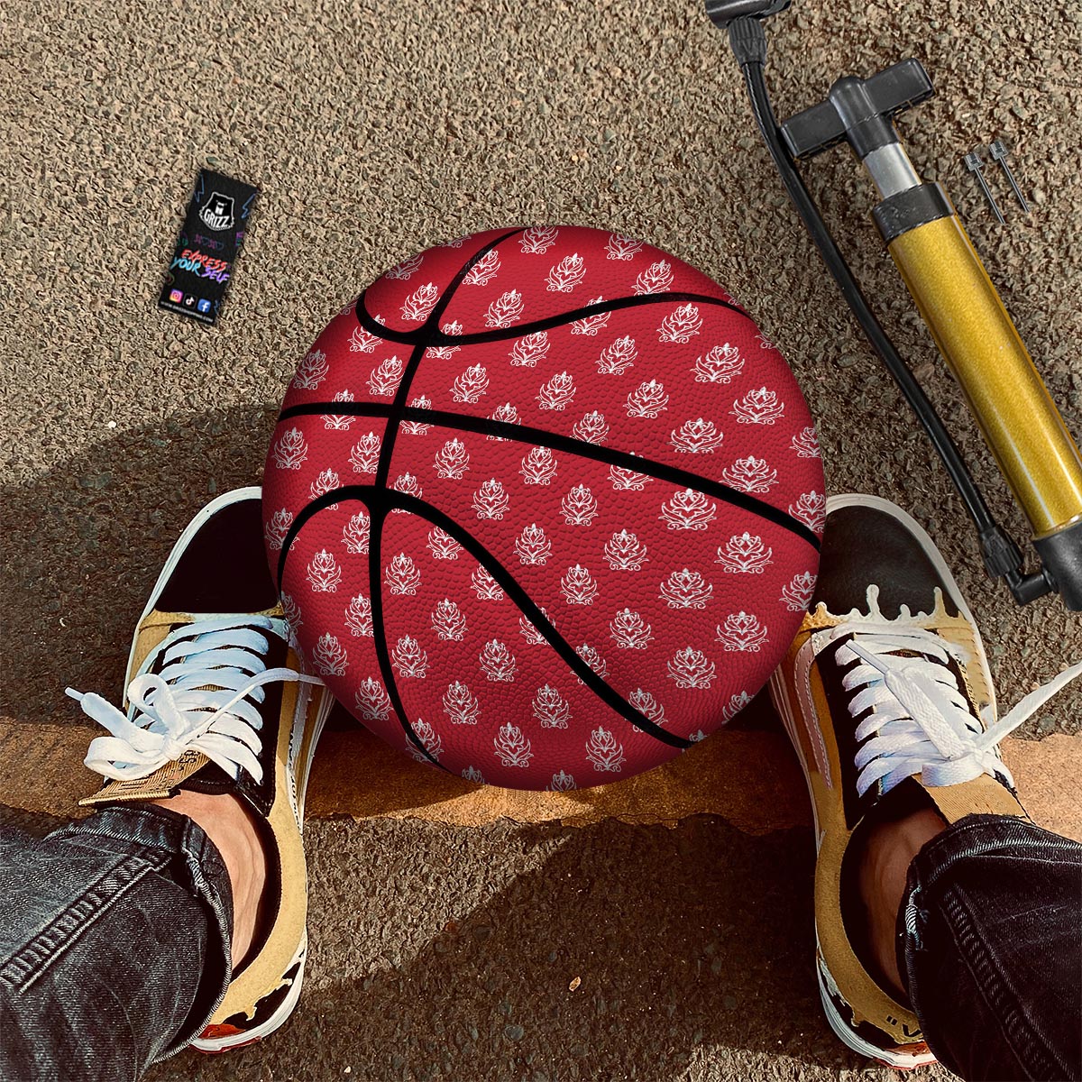 Constellation Virgo Print Basketball