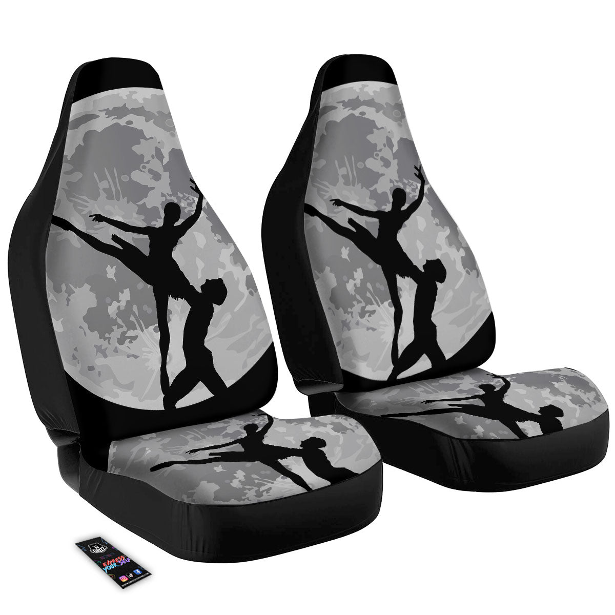 Dance Ballet On The Moon Night Print Car Seat Covers-grizzshop