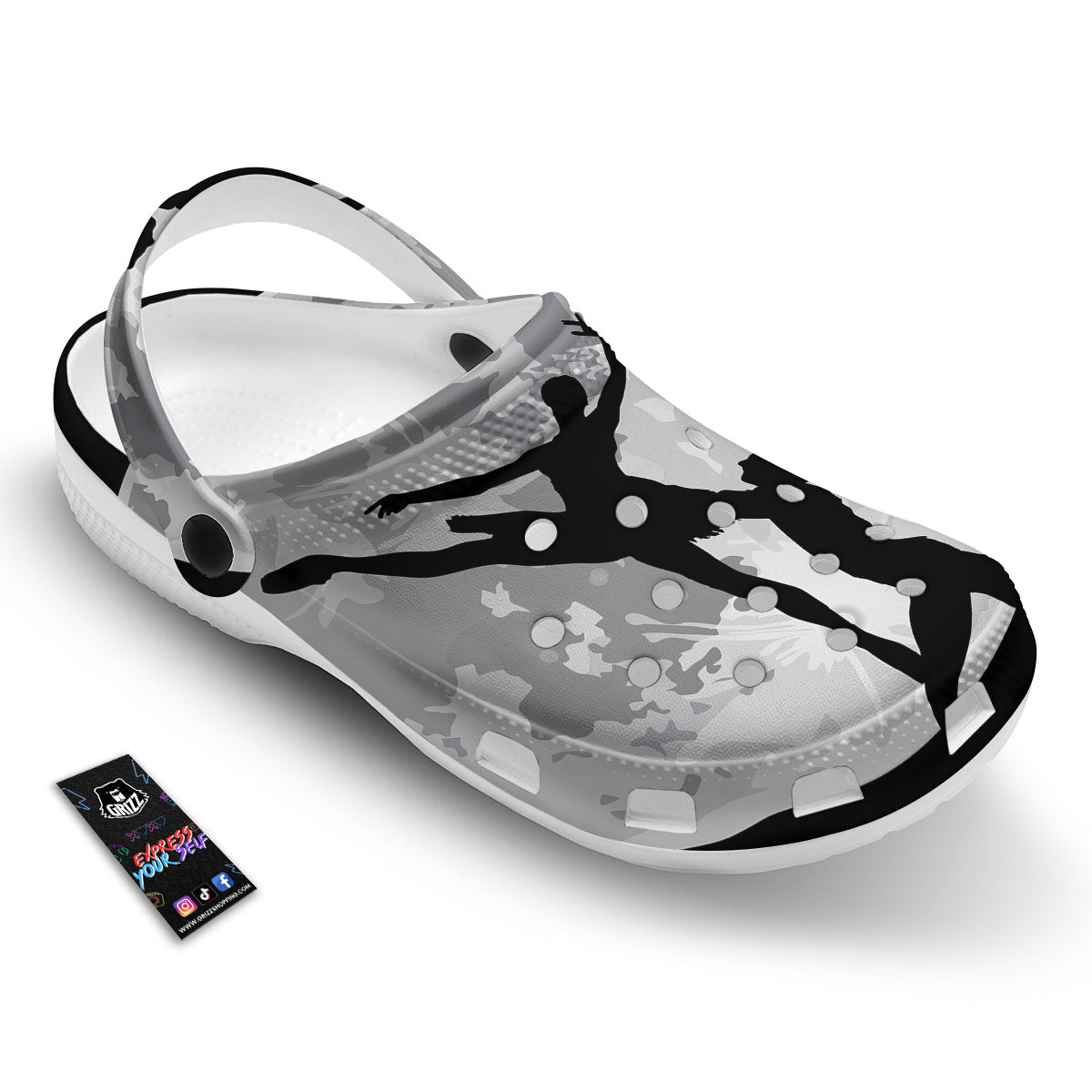 Dance Ballet On The Moon Night Print Clog-grizzshop