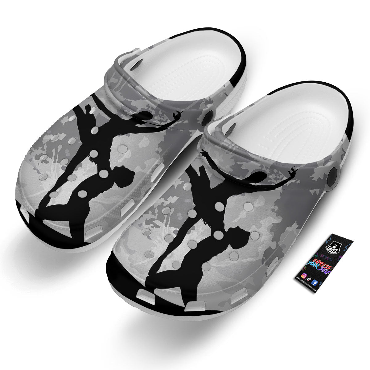 Dance Ballet On The Moon Night Print Clog-grizzshop