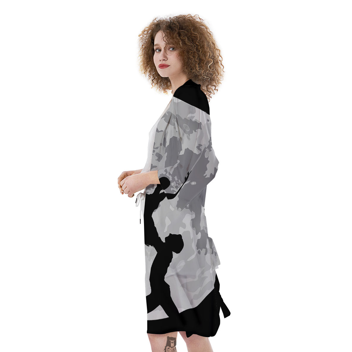 Dance Ballet On The Moon Night Print Kimono-grizzshop