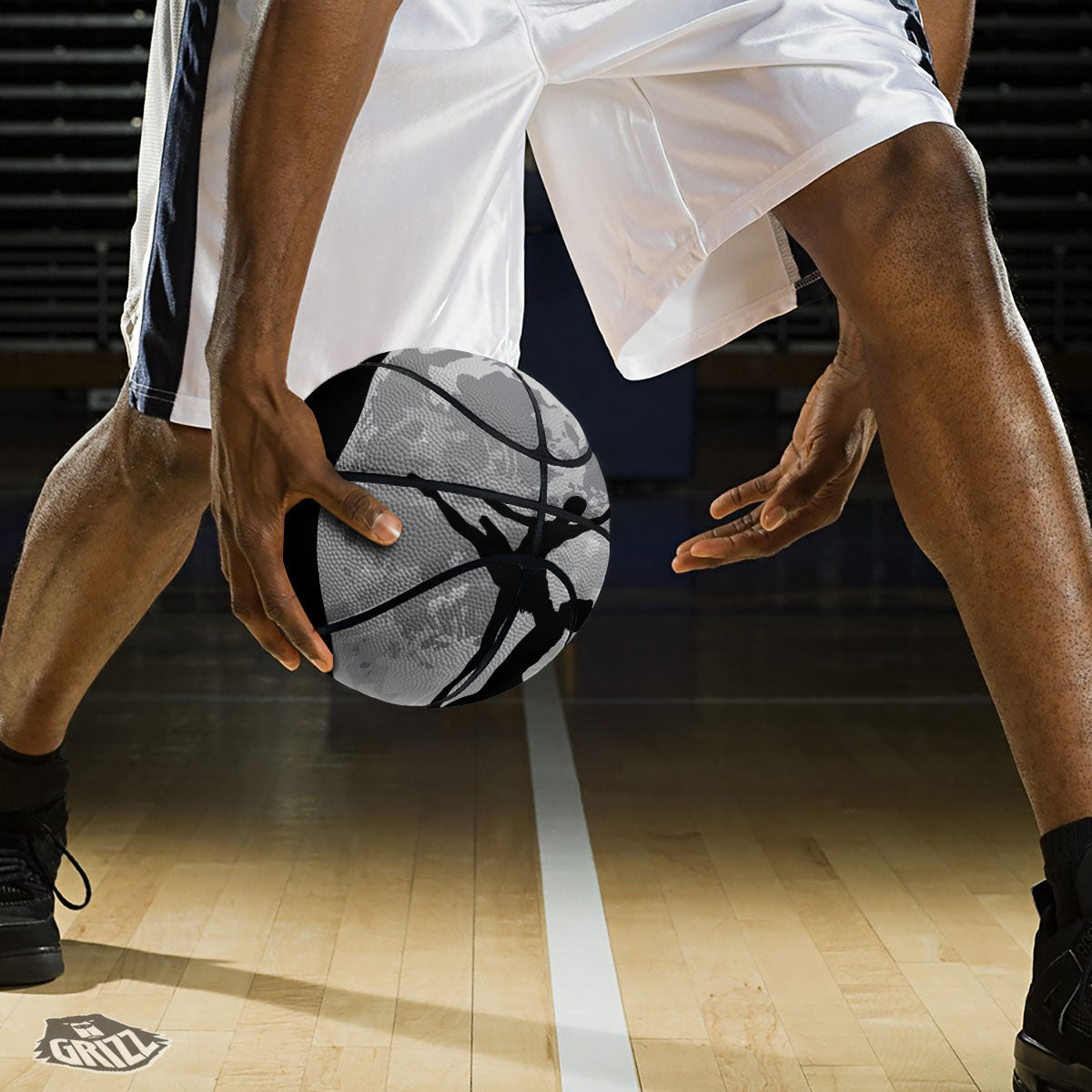 Dance Ballet On The Moon Night Print Basketball