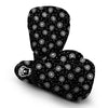 Dandelion Black Pattern Print Boxing Gloves-grizzshop