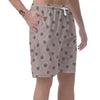 Dandelion Pattern Print Men's Shorts-grizzshop