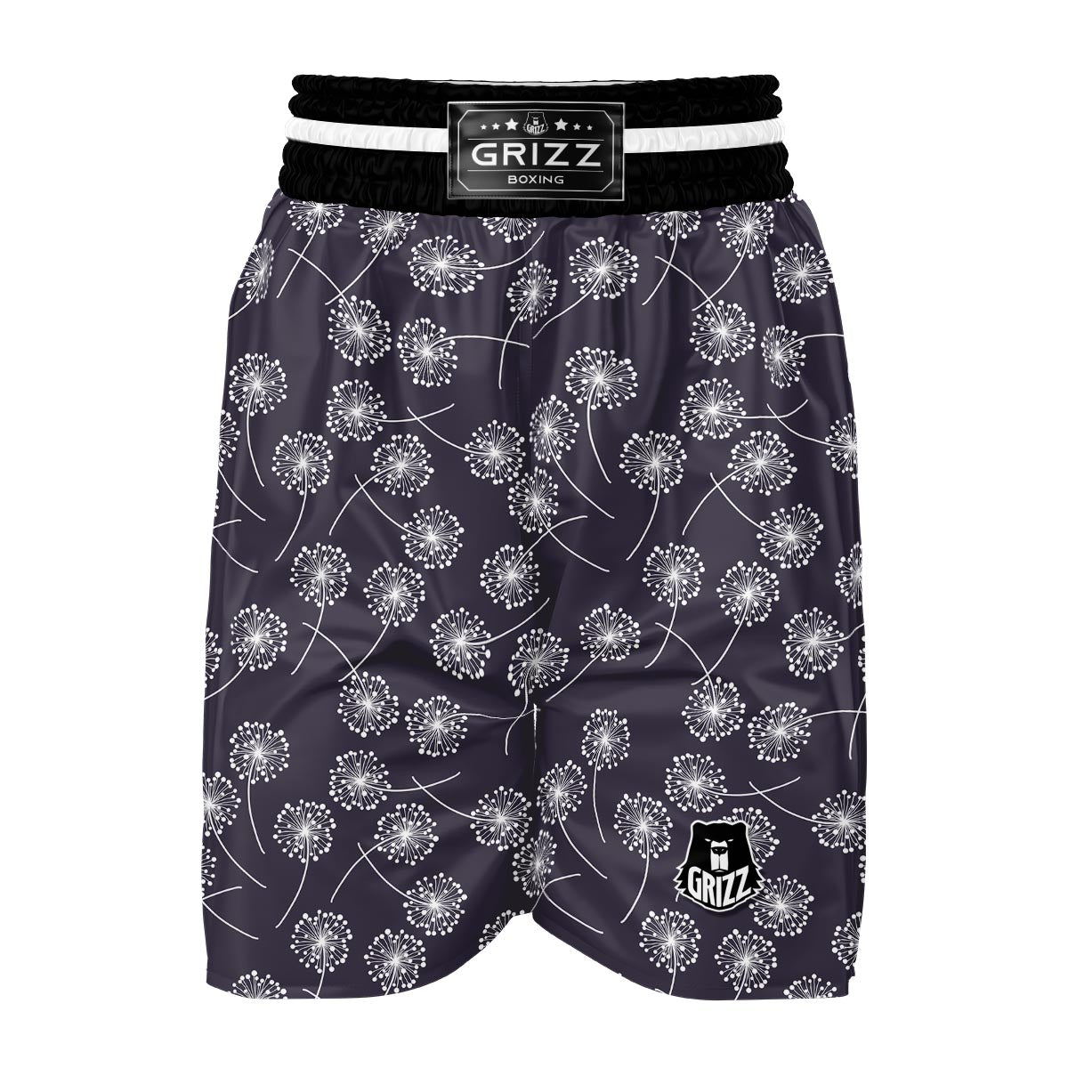 Dandelion Print Pattern Boxing Shorts-grizzshop