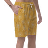 Dandelion Yellow Pattern Print Men's Shorts-grizzshop