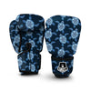 Dark Blue Aztec Print Boxing Gloves-grizzshop