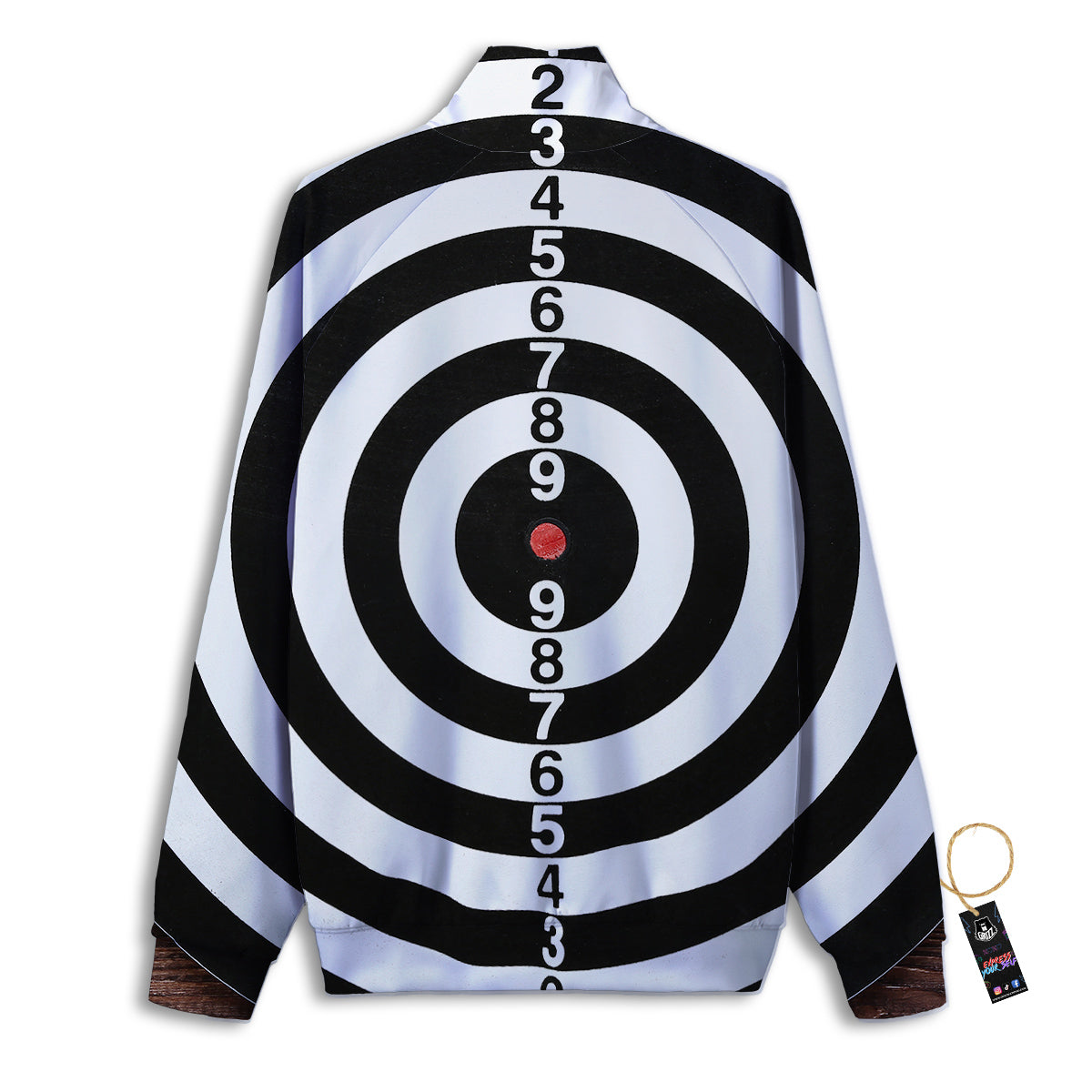 Dartboard Classic Print Track Jacket-grizzshop