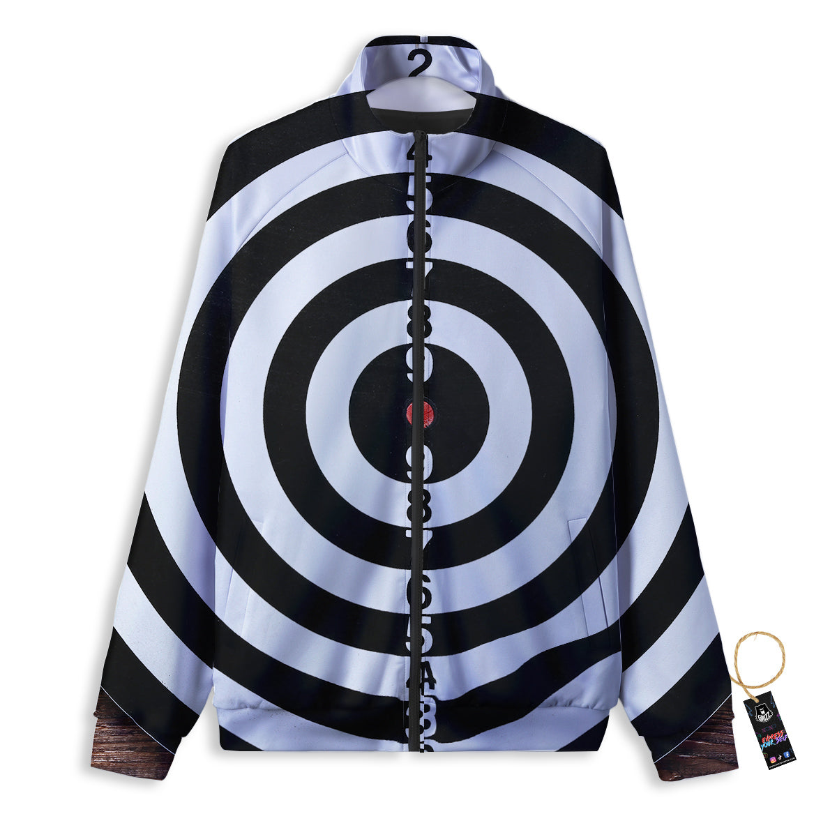 Dartboard Classic Print Track Jacket-grizzshop