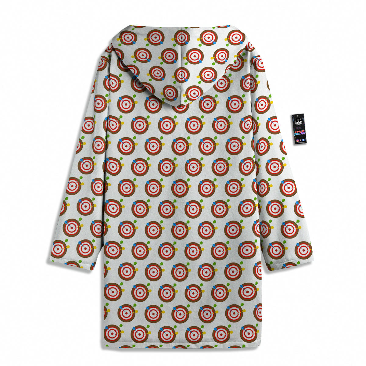 Dartboard Print Pattern Men's Windbreaker Jacket-grizzshop