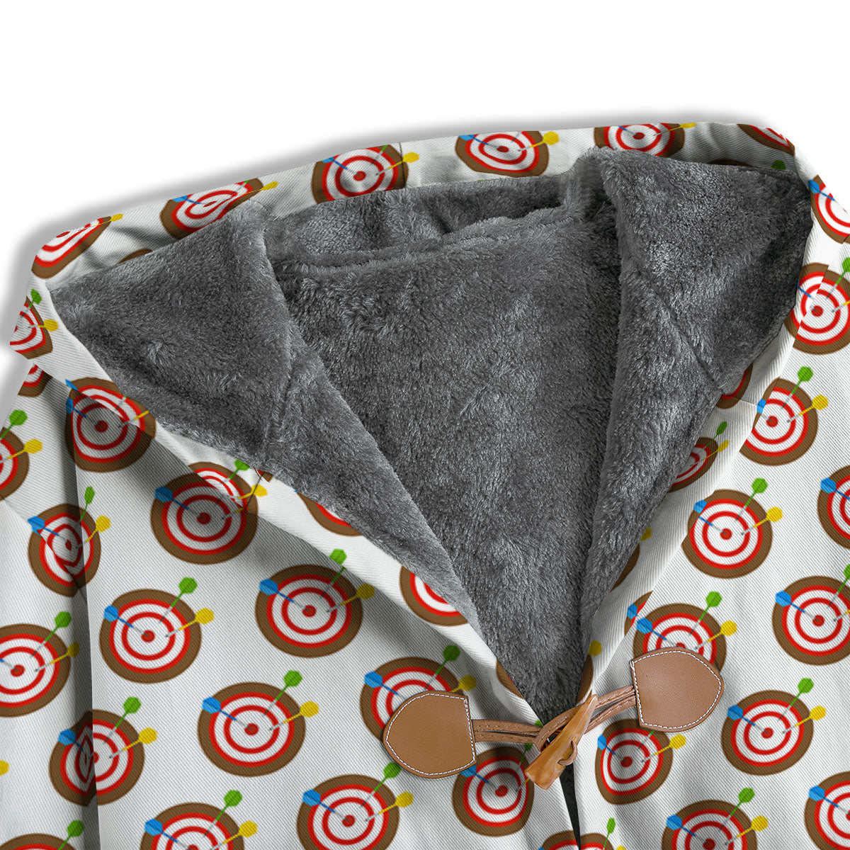 Dartboard Print Pattern Men's Windbreaker Jacket-grizzshop