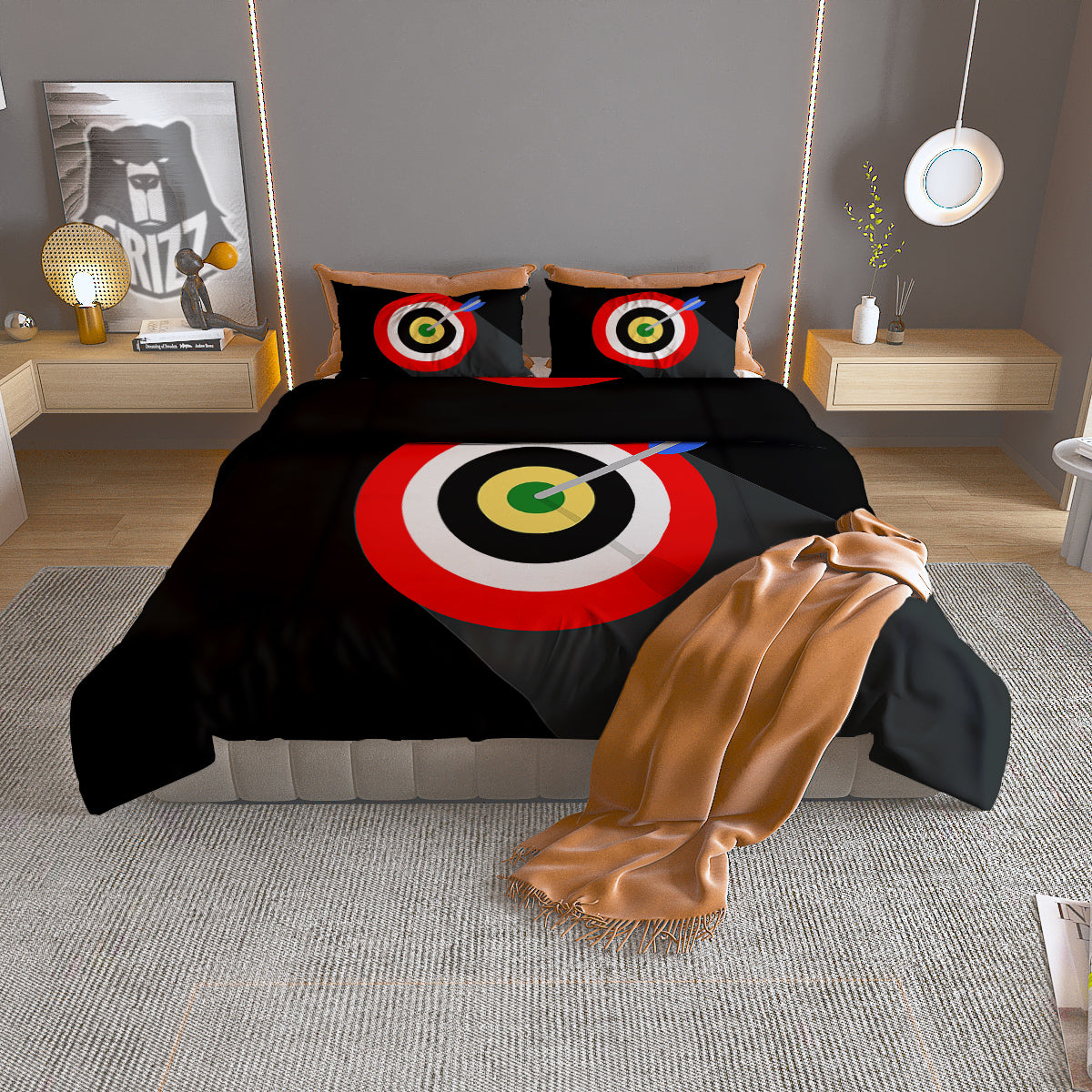 Emoji Cute Print Pattern Duvet Cover Bedding Set