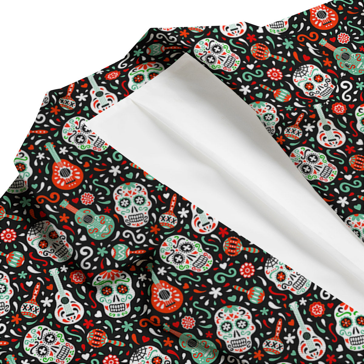 Day Of The Dead Calaveras Print Pattern Men's Blazer-grizzshop